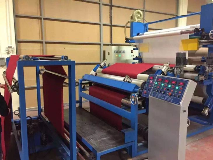 Macchina di laminazione colla a base di solvente in tessuto